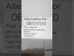 コンパティブル トナー カートリッジ 黒 45439002 OKI B731 MB770 プリンター トナー キット 高容量