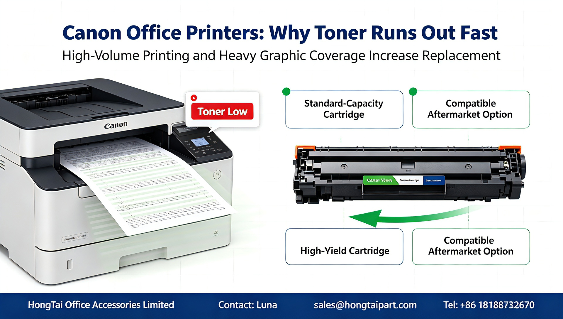 最新の企業ブログについて Frequent Toner Replacement for Canon Office Printers: Causes & Cost-Saving Solutions