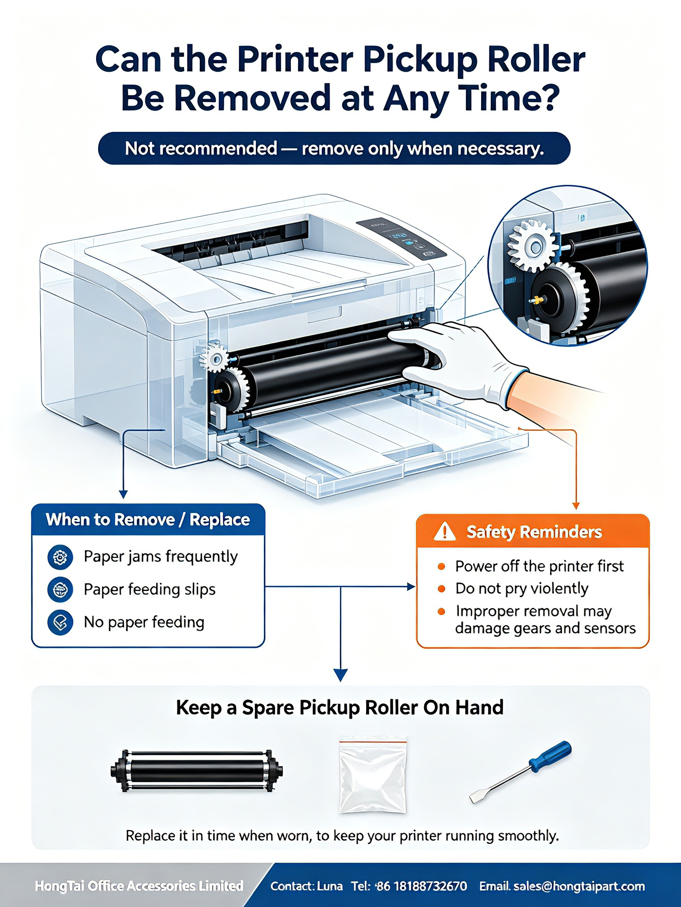 最新の企業ブログについて Can Printer Pickup Roller Be Removed At Any Time? Maintenance Guide