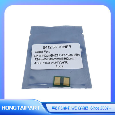 購入 45807103 45807107 45807112 45807101 45807105 OKI ES4192 B412 B432 MB472 MB492 B432 MB472 MB492 B51 のためのトナーリセットチップ オンライン製造