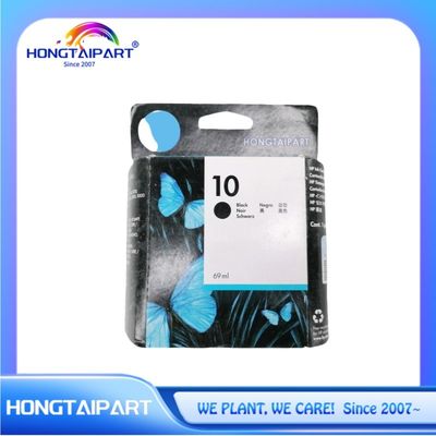 購入 本物のインクカートリッジ C4844A 10 インクジェット 500 800 815 820 1000 9110 9120 9130 黒 HONGTAIPART オンライン製造
