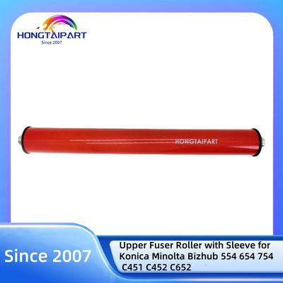 購入 コニカミノルタ Bizhub 554 654 754 C451 C452 C652 カラーコピー機用 上部定着ローラー スリーブ付き 熱ローラー HONGTAIPART オンライン製造