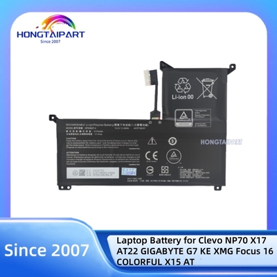 購入 ノートパソコン バッテリー NP50BAT-4-54 4ICP7 89% クレボ NP70 X17 AT22 15.2V 49WH オンライン製造