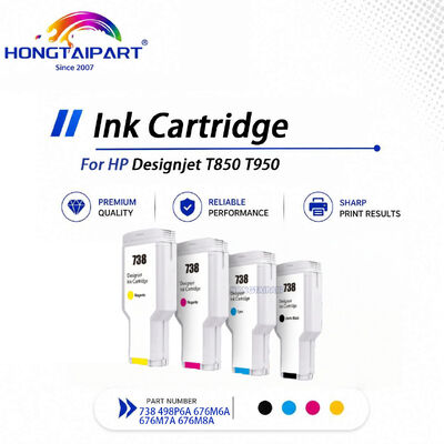 購入 HP 738 インクカートリッジ 300 ミリリットル Designjet T850 T950 498P6A 676M6A 676M7A 676M8A オンライン製造