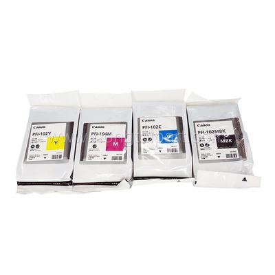キャノンiPF-500 510のための印刷インキのカートリッジ600 605 610 650 655 700 710 720 750 755 （PFI-102）
